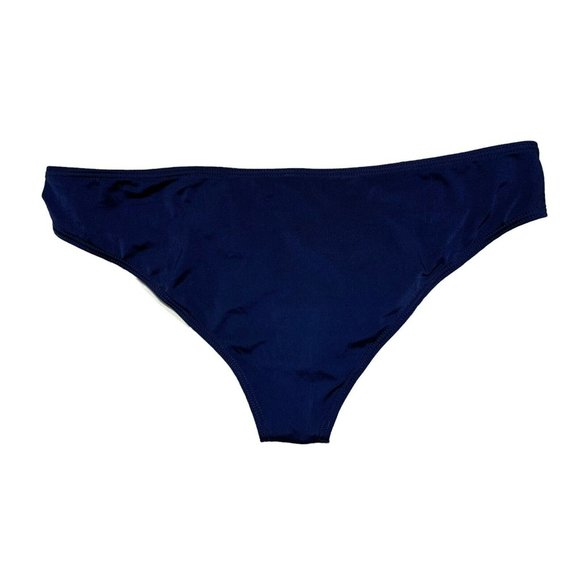 Tart Collection Navy Blue Stripes Bikini Swimsuit Bottom Medium Swimwear‎ Swim - Picture 2 of 4